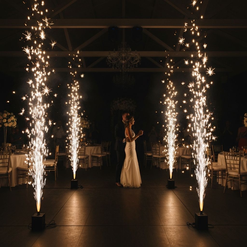 Cold sparks spectacular display at Hull wedding